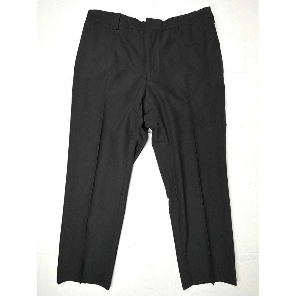 Prada Black Dress Trouser Pants Mens 54R 31X27‎ Luxury Business Formal Italy GUC